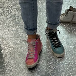 Golden Goose High-Top Authentic Sneakers *Sold selerately